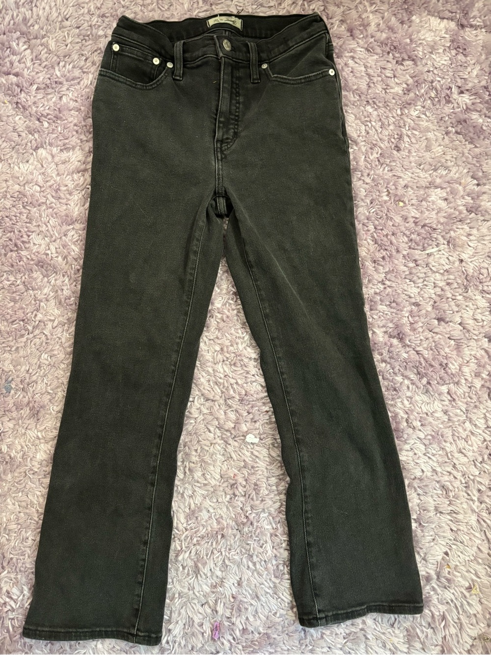 Madewell Black Straight-Leg Jeans
